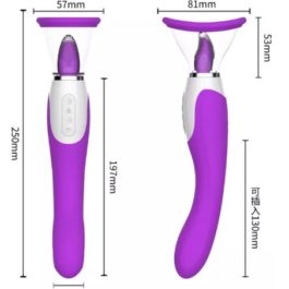 Wistone 3-in-1 Clitoris Licker Pussy Pump Sucker G-spot Vibrator