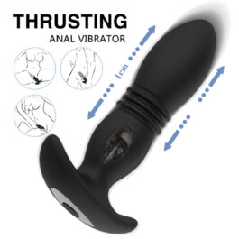 Thrusting Anal Plug Vibrator