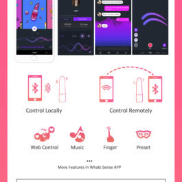 Magic Lotos App Controlled Lipstick Vibrator