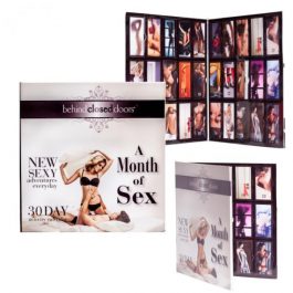 Behind Closed Doors Month of Sex Activity Calendar Game