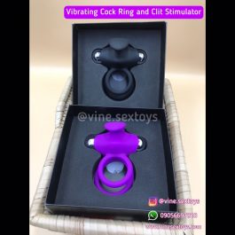 Double Silicone Cock Penis Rings with with Bullet Vibrator