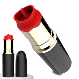 EA Tongue Licking Rechargeable Lipstick Vibrator