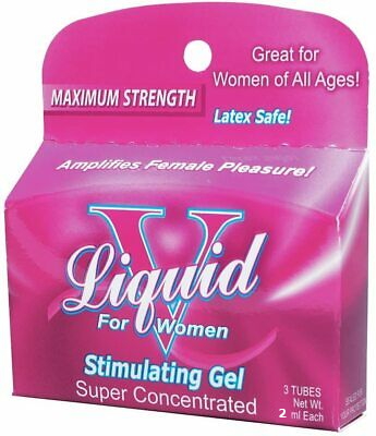 Liquid V Stimulating Gel For Women 3 Tubes - 2ml Each