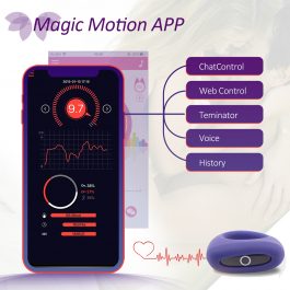 Magic Dante Smart Wearable App Controlled Cock Penis Ring for Couples