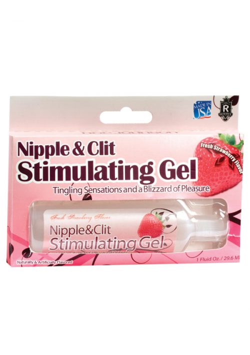 Nipple and Clit Stimulating Gel - fresh strawberry