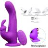 Silicone Rotating Rabbit Vibrator with Remote Control - Image 6
