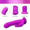 Silicone Rotating Rabbit Vibrator with Remote Control - Image 4