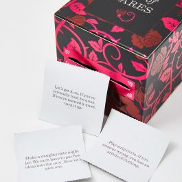 Box of Dares Card Game -100 Sexy Prompts for Couples