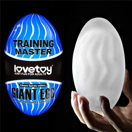 Lovetoy Giant Egg Pocket Pussy Male Masturbator Climax Spirals Edition