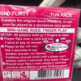 Quick And Dirty Flirty Fun Pack
