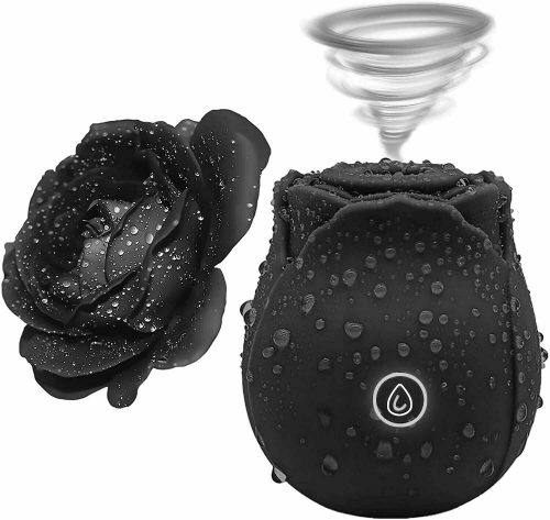 Black Rose Sucking Vibrator
