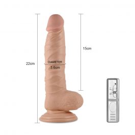 8.5″ Real Extreme Battery Operated Vibrating Dildo