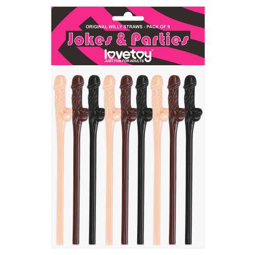 Original Willy Straws (Brown) – Pack of 9