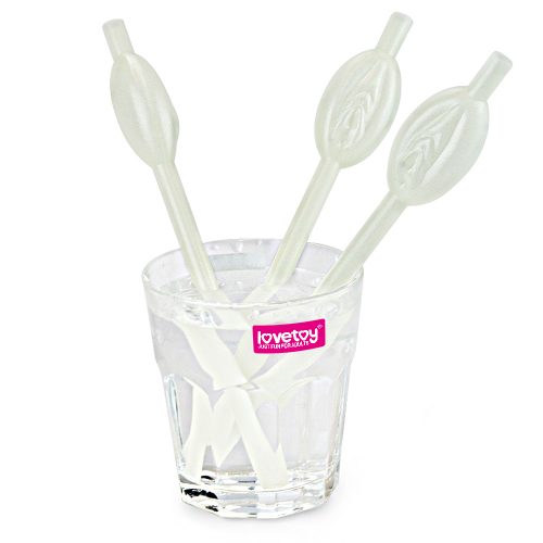 Glow in the Dark Pussy Straws – Pack of 9