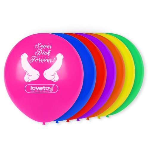 Super Dick Forever Bachelorette Balloons (Pack of 7)