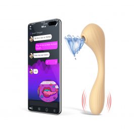 Magic Bobi Dual Stimulation Clitoral Sucking & G Spot App Controlled Smart Vibrator (Yellow)